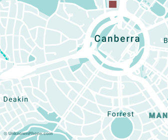 canberra map