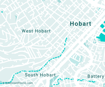 hobart map