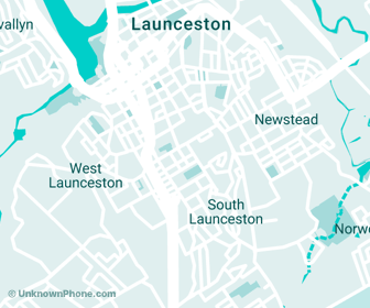 launceston map