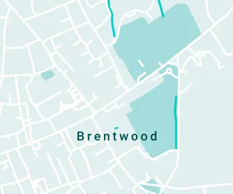 Brentwood map