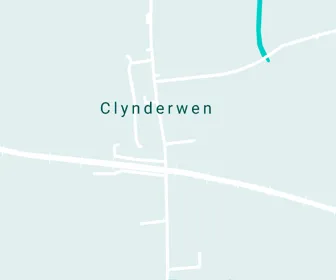 Clynderwen (Clunderwen) map