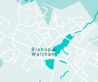Bishops Waltham map