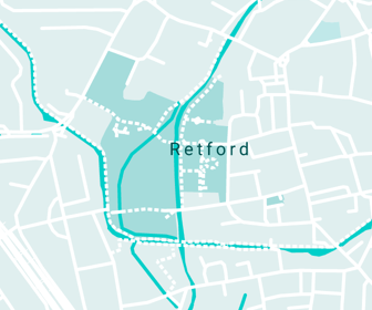 Retford map