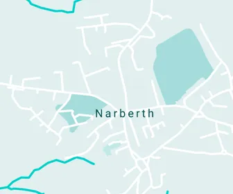 Narberth map
