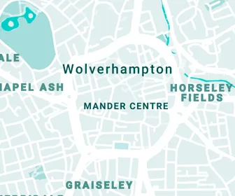 Wolverhampton map