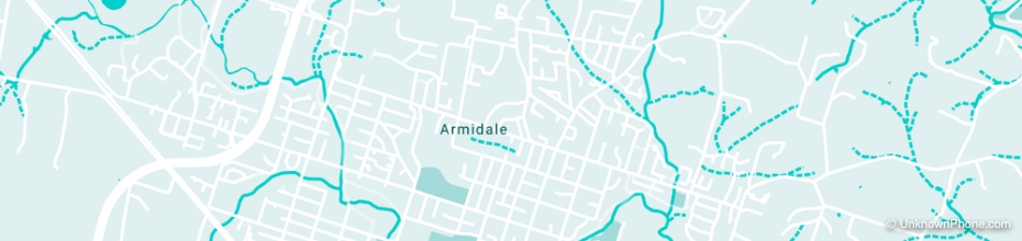 armidale area code map (Armidale, Australia)