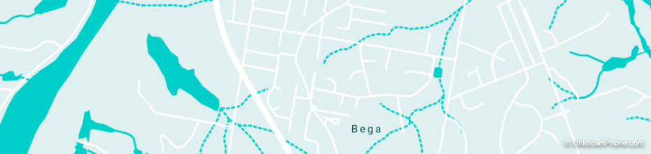 bega area code map (Bega, Australia)