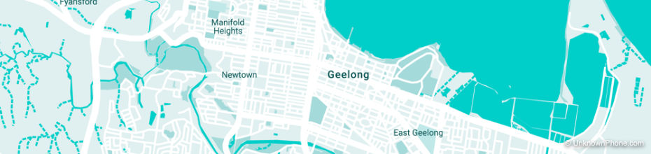 geelong area code map (Geelong, Australia)