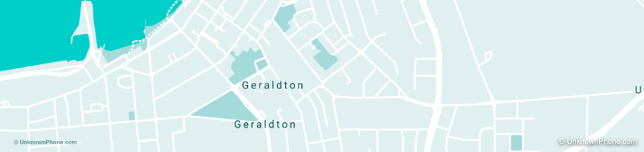 geraldton area code map (Geraldton, Australia)