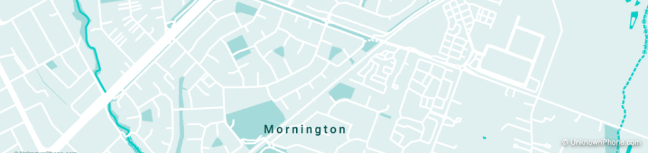 mornington area code map (Mornington, Australia)