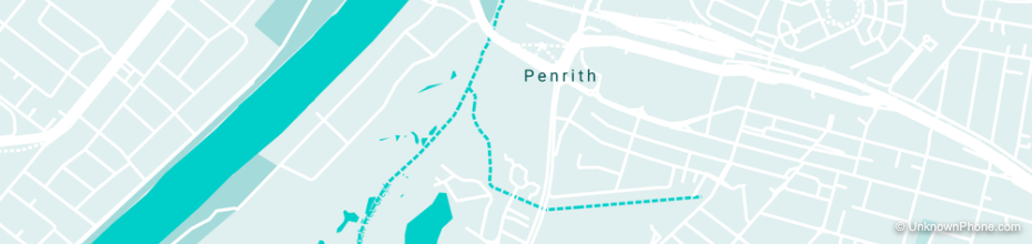 penrith area code map (Penrith, Australia)