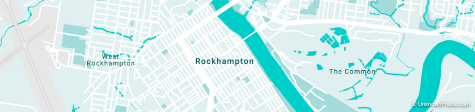 rockhampton area code map (Rockhampton, Australia)