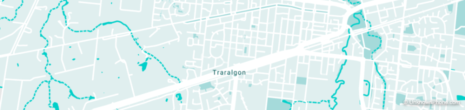 traralgon area code map (Traralgon, Australia)