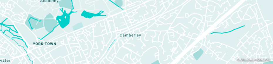 01276 area code map (Camberley, United Kingdom)