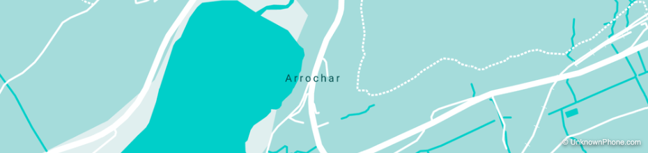 Arrochar map