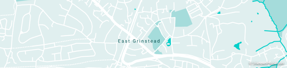 East Grinstead map