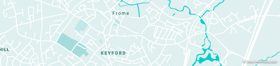 01373 area code map (Frome, United Kingdom)