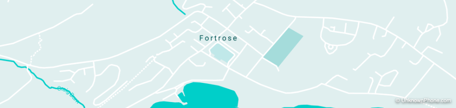 Fortrose map