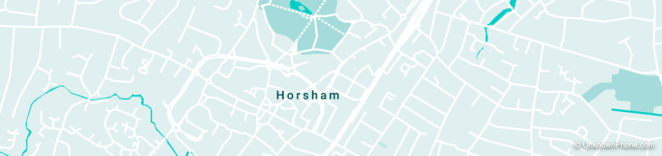 01403 area code map (Horsham, United Kingdom)