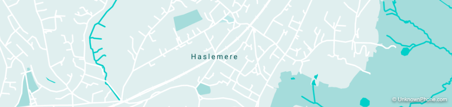 01428 area code map (Haslemere, United Kingdom)