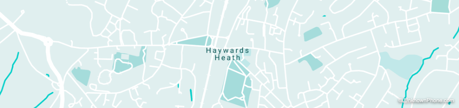 01444 area code map (Haywards Heath, United Kingdom)
