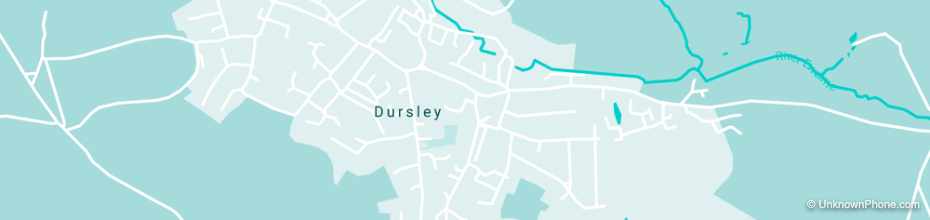 01453 area code map (Dursley, United Kingdom)