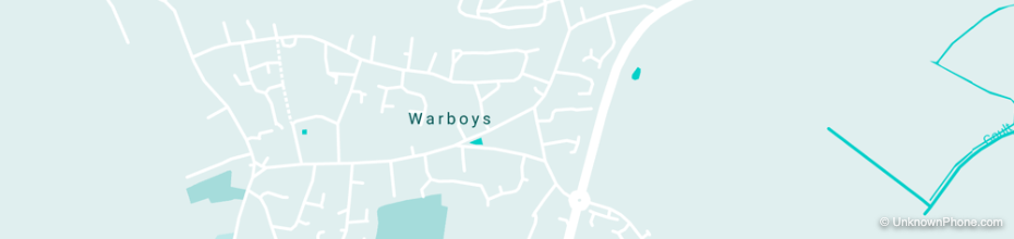 01487 area code map (Warboys, United Kingdom)