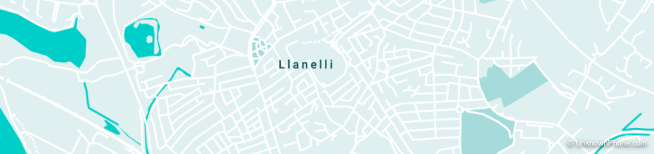 01554 area code map (Llanelli, United Kingdom)
