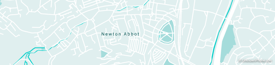 Newton Abbot map