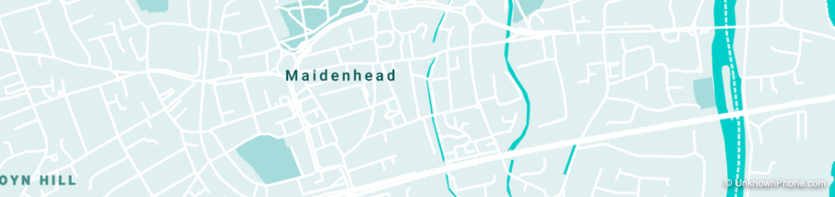 Maidenhead map