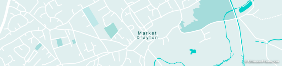 Market Drayton map