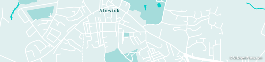 Alnwick map