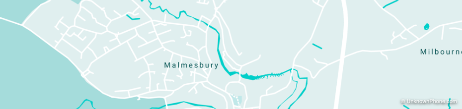 Malmesbury map
