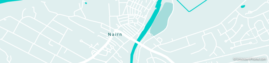01667 area code map (Nairn, United Kingdom)