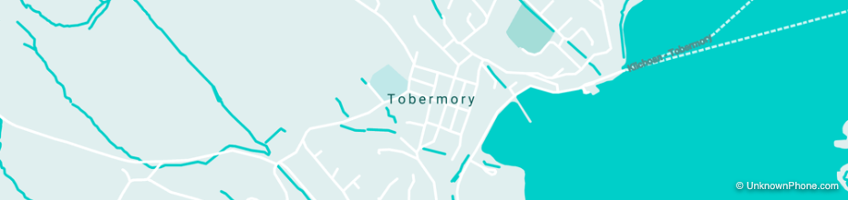 Isle of Mull - Tobermory map
