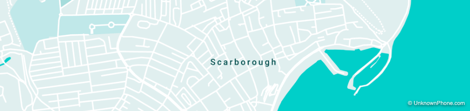01723 area code map (Scarborough, United Kingdom)