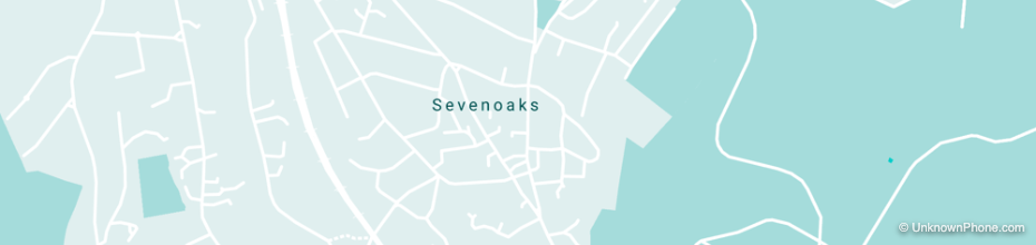 01732 area code map (Sevenoaks, United Kingdom)