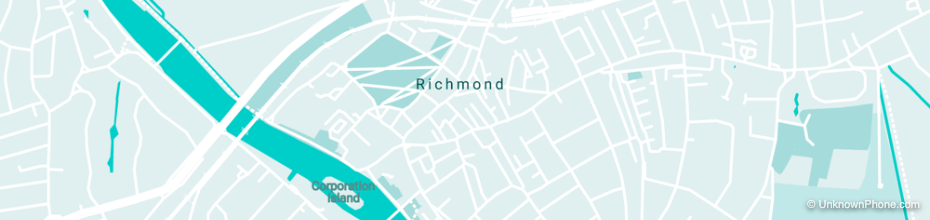 01748 area code map (Richmond, United Kingdom)