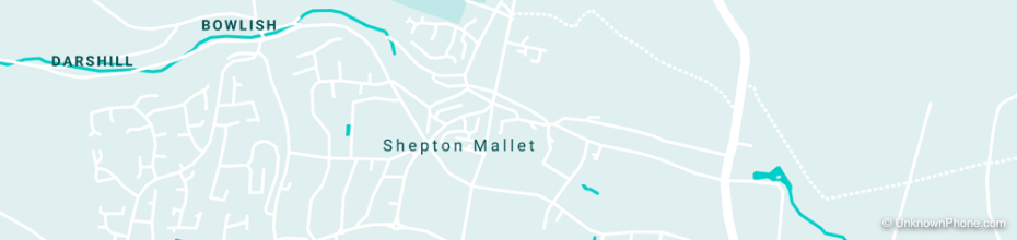 01749 area code map (Shepton Mallet, United Kingdom)