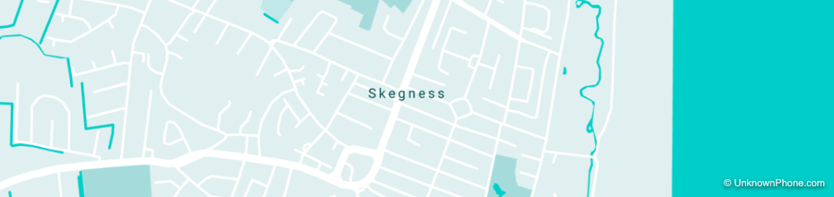01754 area code map (Skegness, United Kingdom)