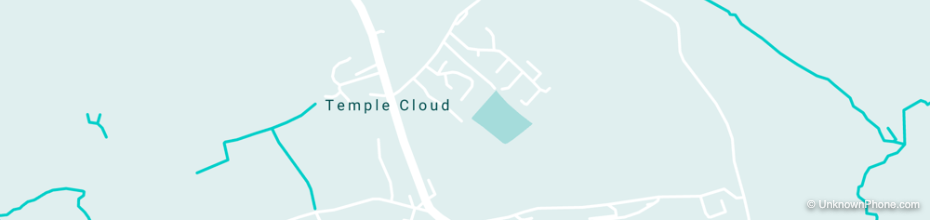 01761 area code map (Temple Cloud, United Kingdom)
