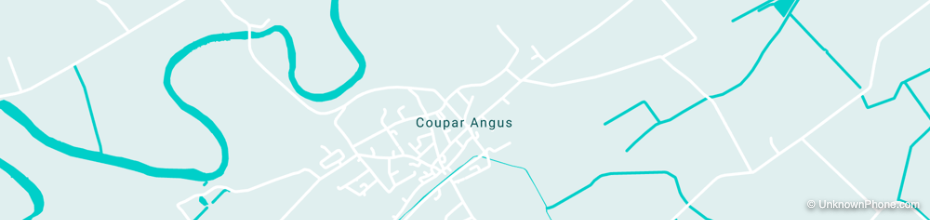 Coupar Angus map