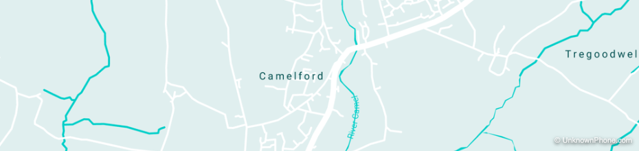 01840 area code map (Camelford, United Kingdom)