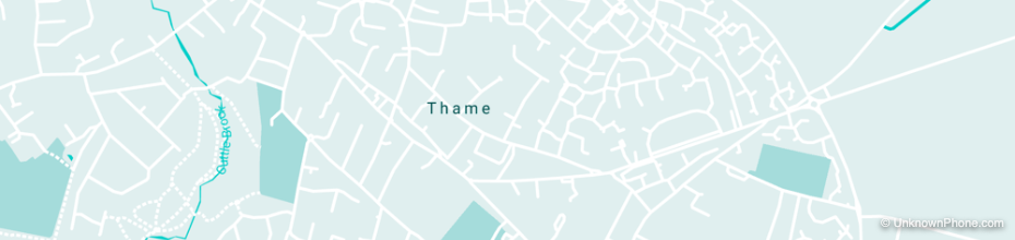 01844 area code map (Thame, United Kingdom)