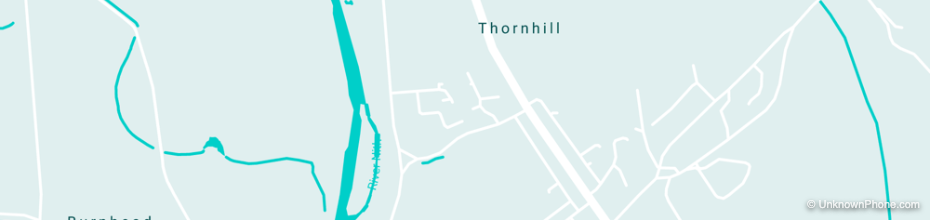 01848 area code map (Thornhill, United Kingdom)