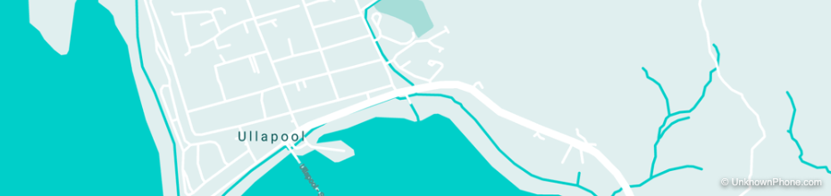 01854 area code map (Ullapool, United Kingdom)