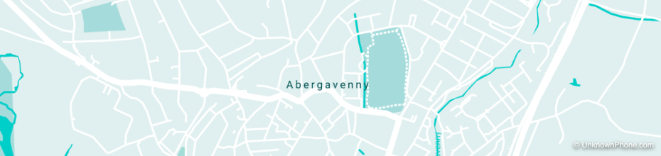 Abergavenny map