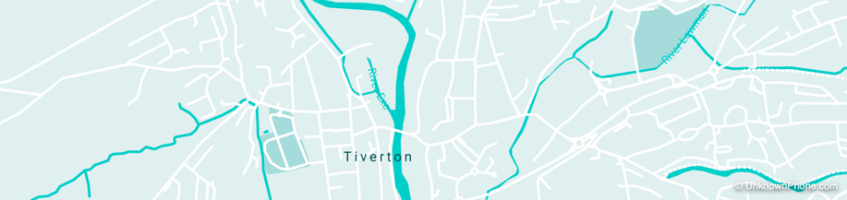 01884 area code map (Tiverton, United Kingdom)