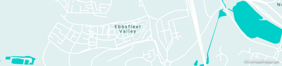 01987 area code map (Ebbsfleet, United Kingdom)