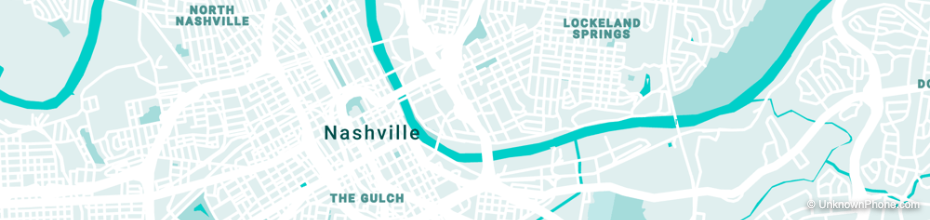 Nashville TN map